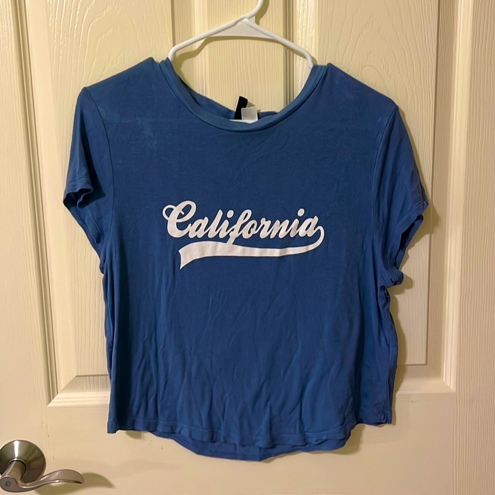 Divided cropped tshirt size medium
